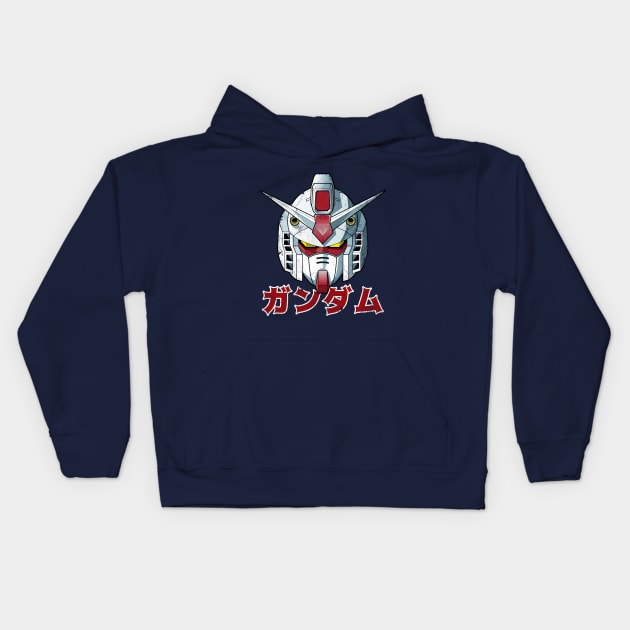 Gundam RX-78 (Aged) Kids Hoodie by VanHand